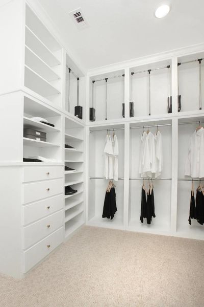 Presley III Primary Closet Presley III Primary Closet