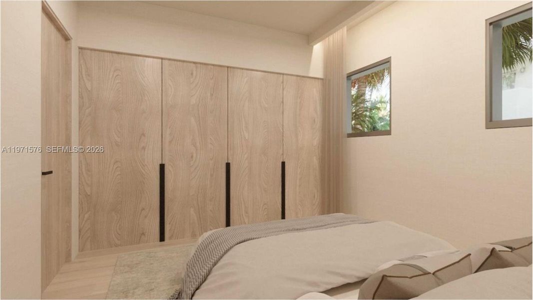 Furnished interior view inside a new home in , Miami Beach (Image 11).