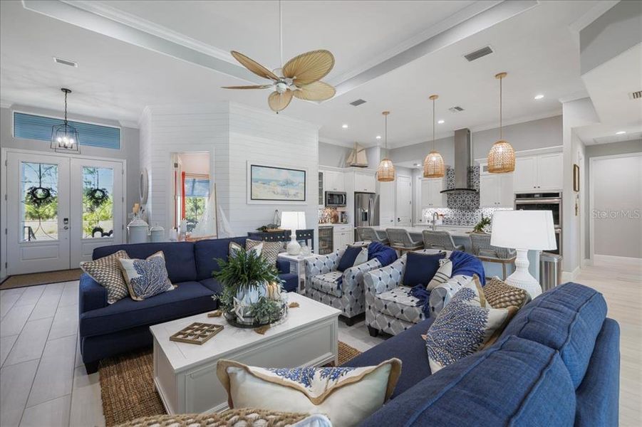 Furnished interior view inside a new home in , Rotonda West (Image 14).