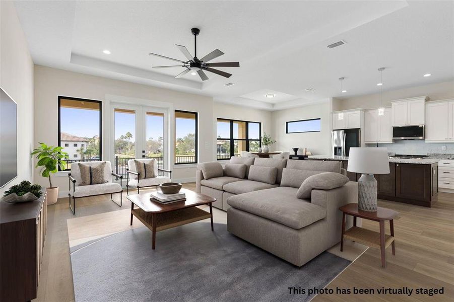 Furnished interior view inside a new home in , Palm Coast (Image 9).