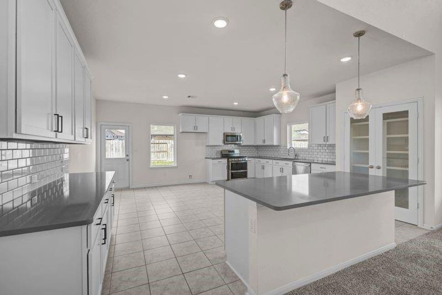 Furnished interior view inside a new home in , Pearland (Image 7). Furnished interior view inside a new home in , Pearland (Image 7).