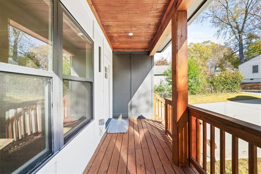Exterior details and patio area of a home in , Atlanta (Image 3). Exterior details and patio area of a home in , Atlanta (Image 3).