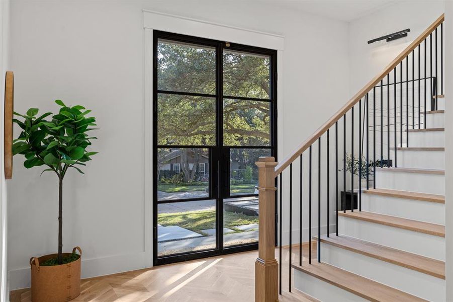 Close-up of interior finishes inside a home in , Dallas (Image 20).