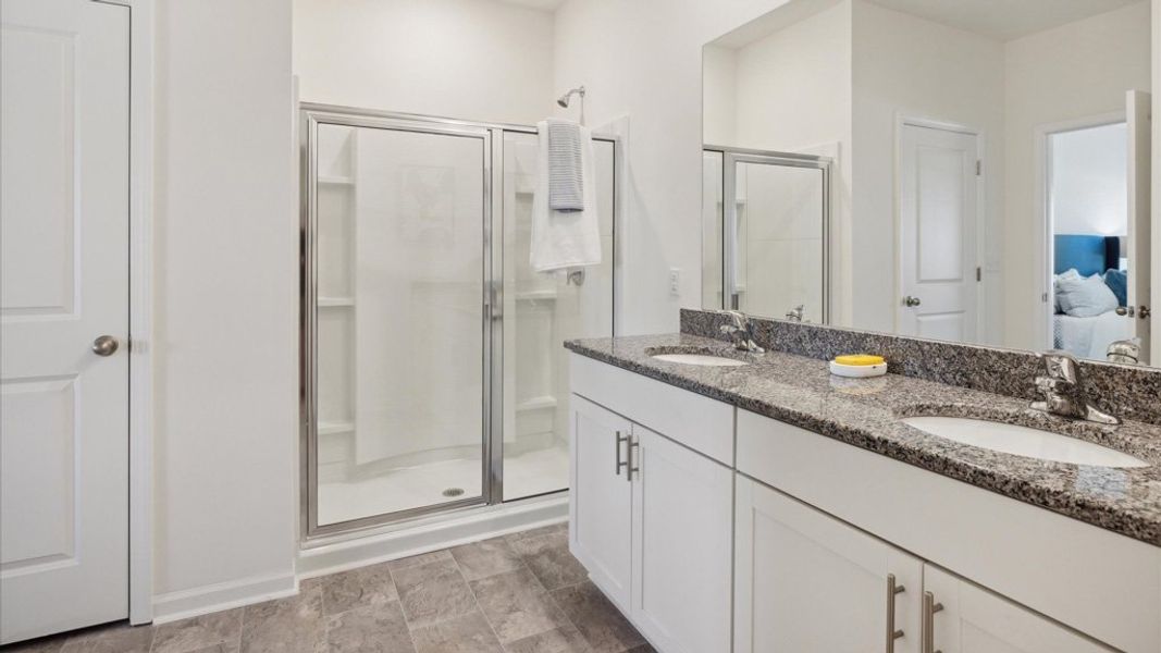 Furnished interior view inside a new home in Keebler Meadows, Johnson City (Image 13).