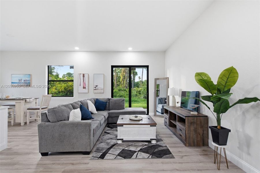 Furnished interior view inside a new home in , Lehigh Acres (Image 14).