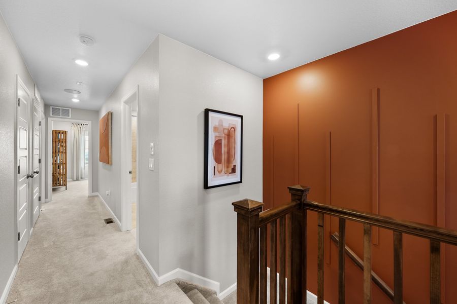 Spacious, unfurnished interior of a new home in Trailstone Townhomes - The Westerly Collection, Arvada (Image 16). Spacious, unfurnished interior of a new home in Trailstone Townhomes - The Westerly Collection, Arvada (Image 16).