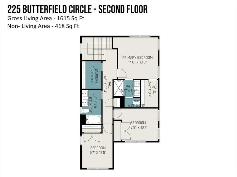 2D floor plan layout of this home in , Statesville, NC (Image 4).