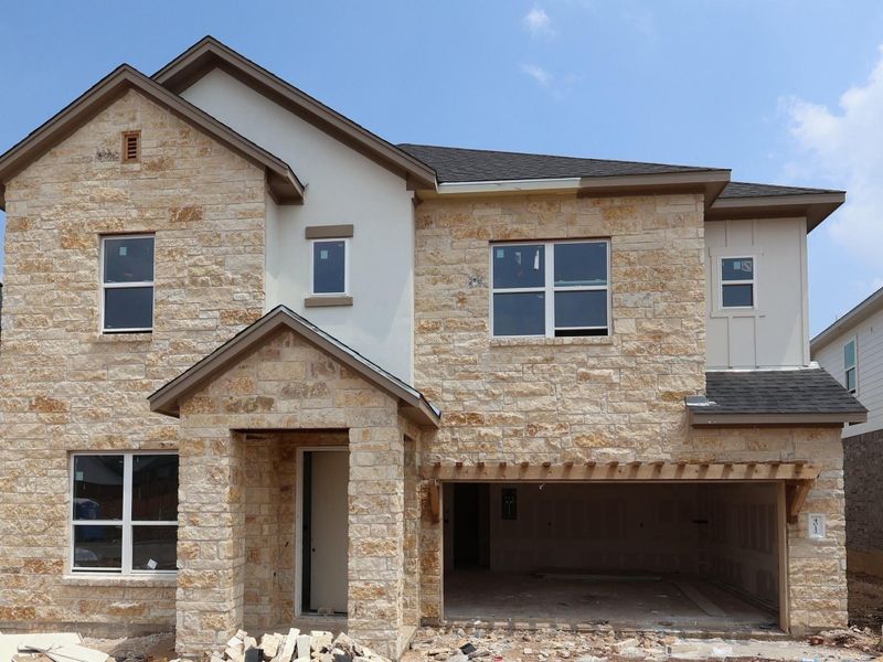 In-progress construction of a new home in Edgewood, Leander, TX (Image 6).