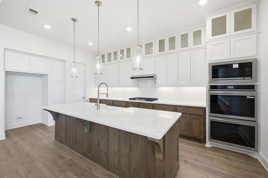 Furnished interior view inside a new home in Mantua Point: 55ft. lots, Van Alstyne (Image 12).