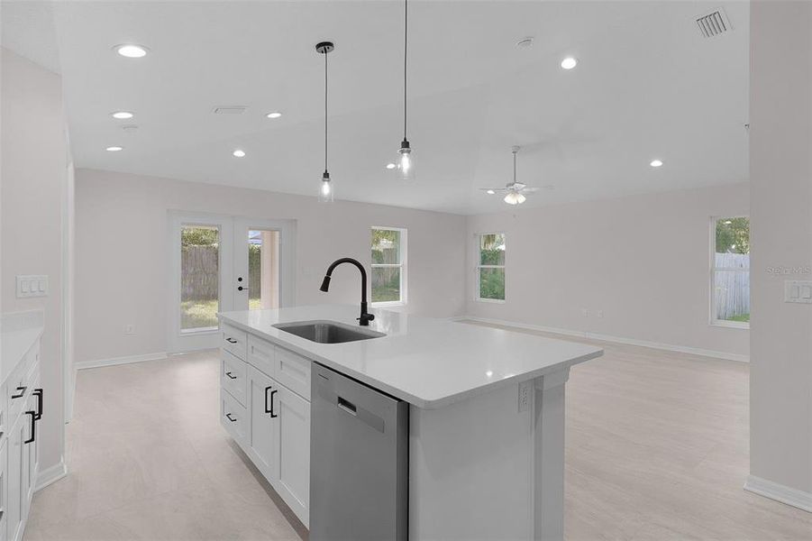 Furnished interior view inside a new home in , Wildwood (Image 7).