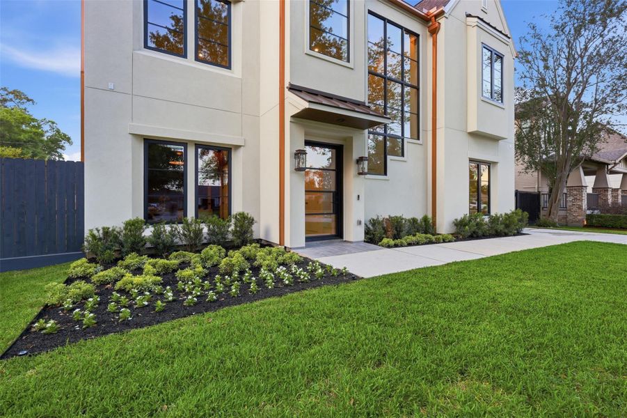 Beautiful landscaping