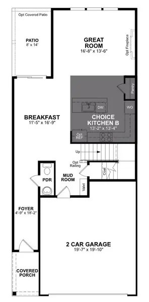 2D floor plan layout of this home in Roberts Crossing, Cary, NC (Image 3). 2D floor plan layout of this home in Roberts Crossing, Cary, NC (Image 3).