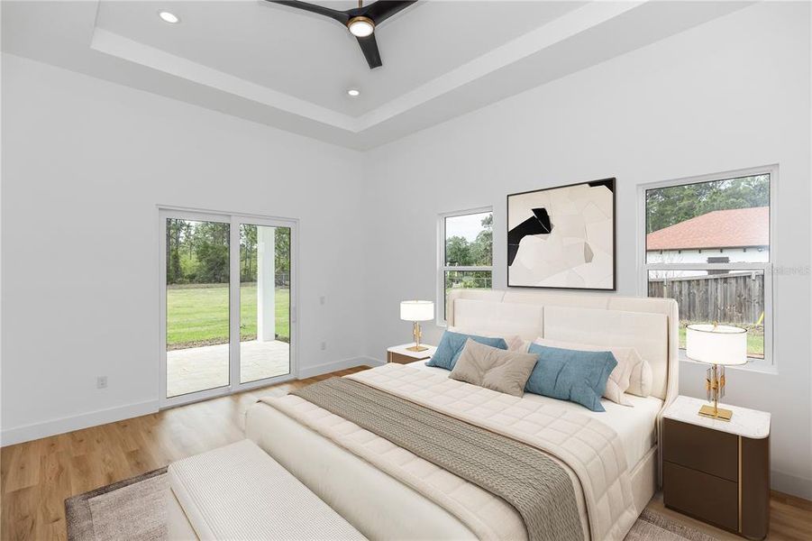 Furnished interior view inside a new home in , Orlando (Image 15).