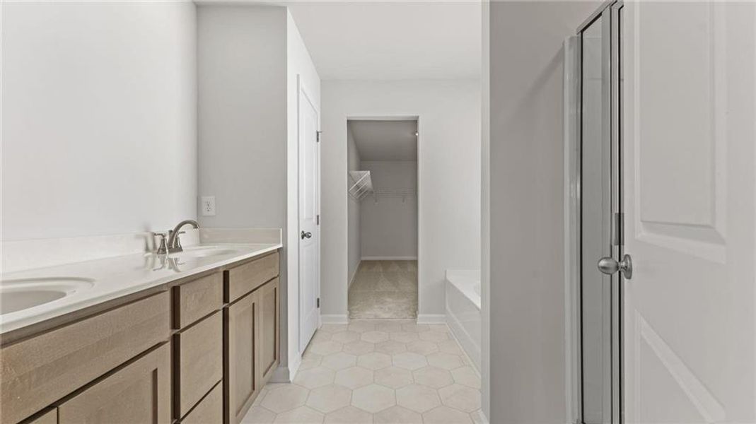 Furnished interior view inside a new home in Hampton Ridge, Jefferson (Image 3). Furnished interior view inside a new home in Hampton Ridge, Jefferson (Image 3).