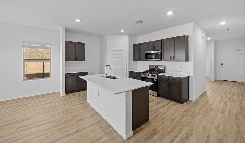 Representative furnished interior of a home built from the Lakeway - H40L by D.R. Horton in Sycamore Vista, Vail (Image 6).