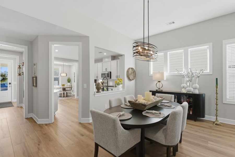 Furnished interior view inside a new home in , Hoschton (Image 36).