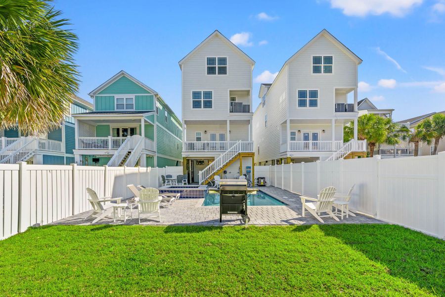 Exterior details and patio area of a home in , Surfside Beach (Image 36).