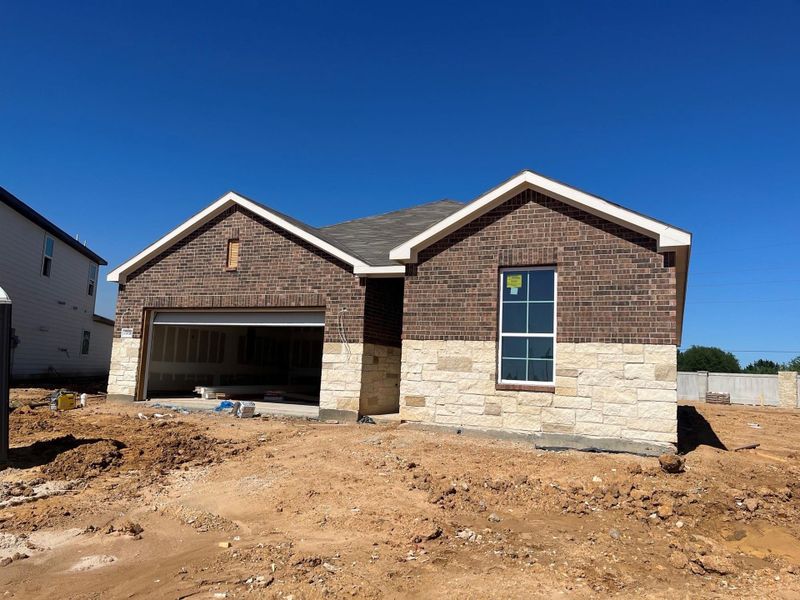 In-progress construction of a new home in Sanford Farms, Waller, TX (Image 19).