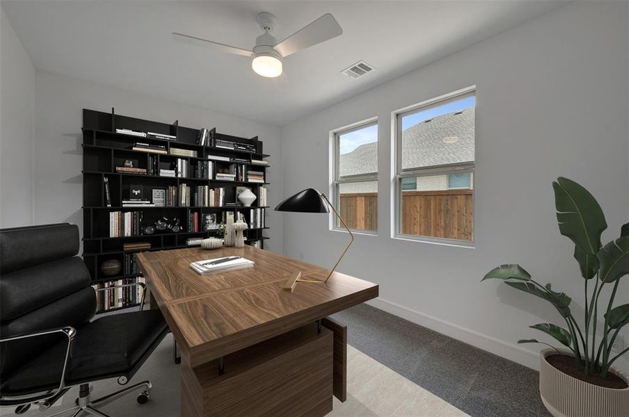 Furnished interior view inside a new home in Gateway Parks, Forney (Image 26).