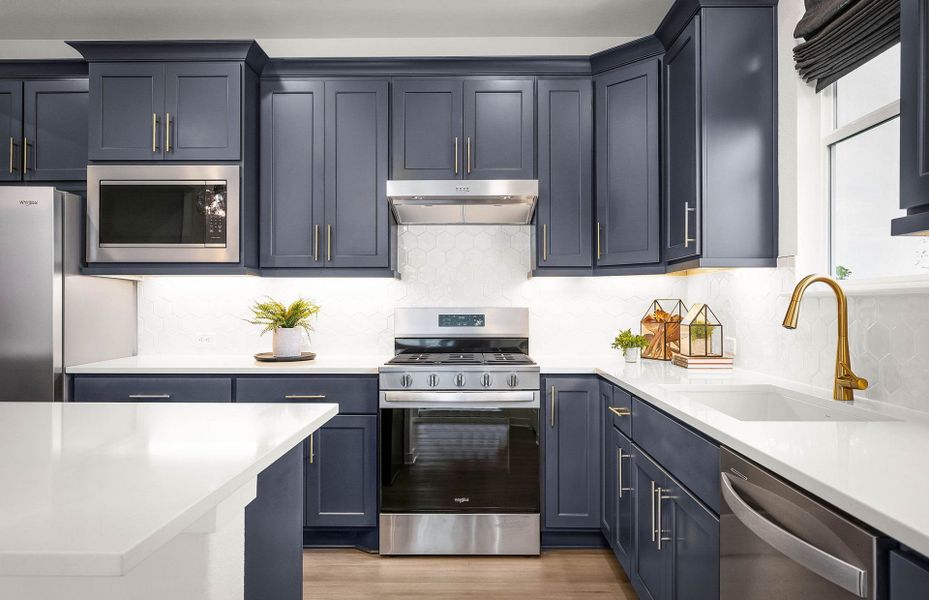 Representative furnished interior of a home built from the Compass by Del Webb in Del Webb Austin at Lost Pines, Bastrop (Image 48).
