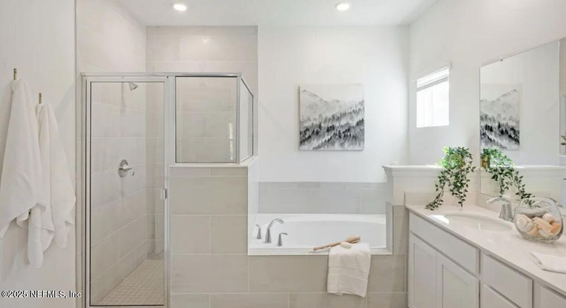 Furnished interior view inside a new home in Tributary: Tributary Royal Collection, Yulee (Image 5).