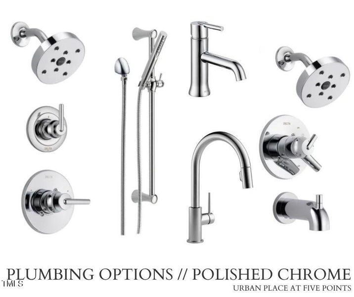 PLUMBING OPTIONS __ polished chrome