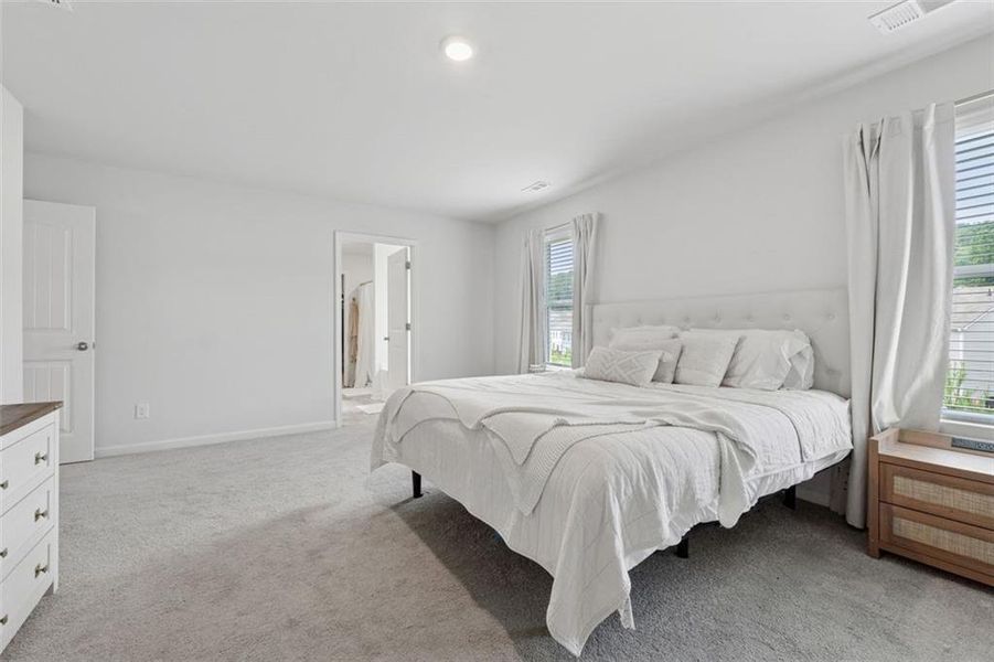 Furnished interior view inside a new home in Etowah Preserve, Dawsonville (Image 24).