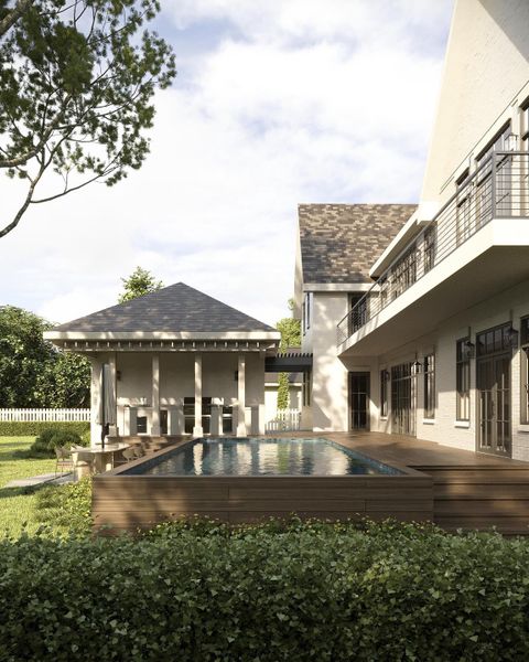 Exterior details and patio area of a home in , Mount Pleasant (Image 3). Exterior details and patio area of a home in , Mount Pleasant (Image 3).