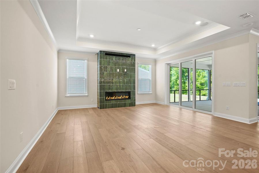 Spacious, unfurnished interior of a new home in Carolina Riverside, Belmont (Image 25).