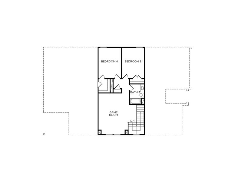 2D floor plan layout for the Coronado by Tricoast Homes in Lago Mar 50' & 55', Texas City, TX (Image 7). 2D floor plan layout for the Coronado by Tricoast Homes in Lago Mar 50' & 55', Texas City, TX (Image 7).