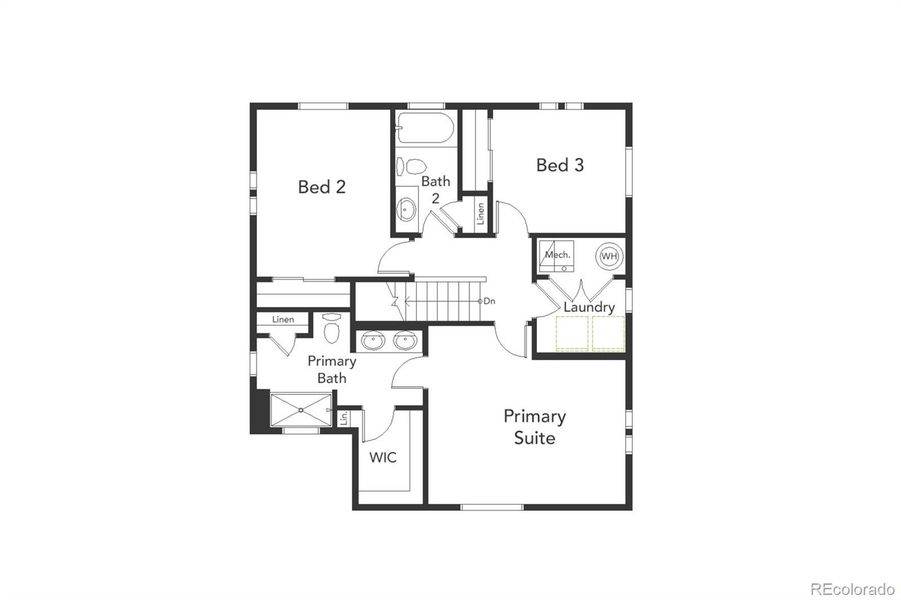 2D floor plan layout of this home in , Bennett, CO (Image 5).
