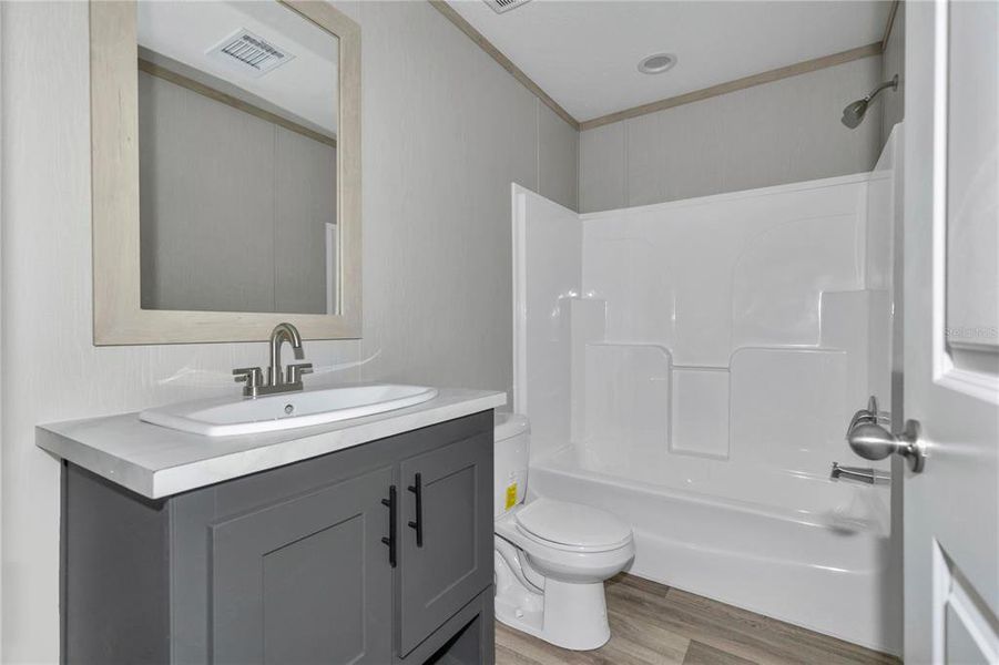 Furnished interior view inside a new home in , Williston (Image 16).