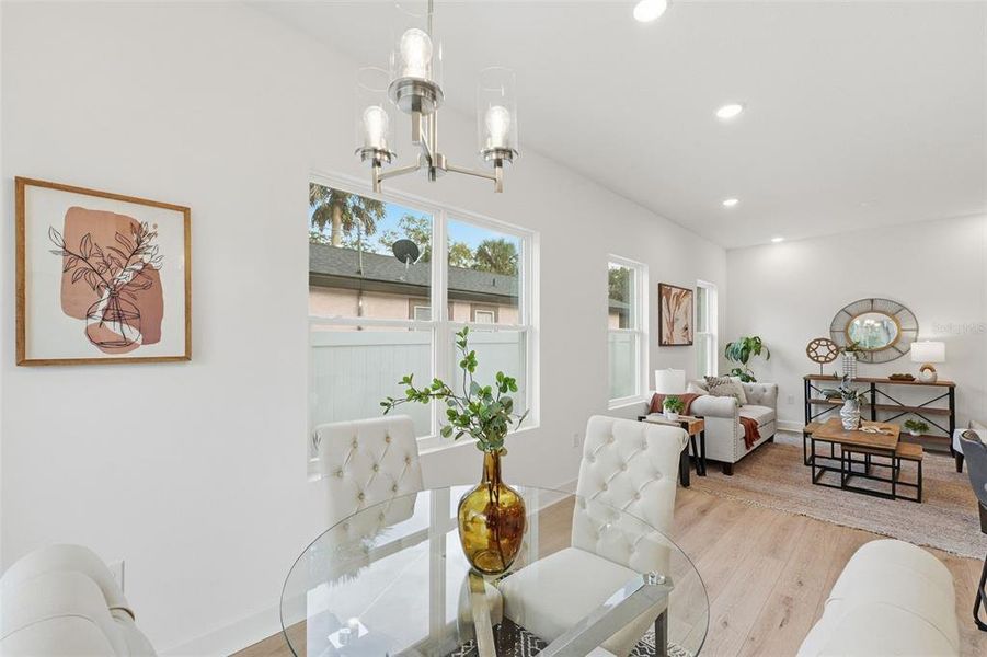 Furnished interior view inside a new home in , Sanford (Image 32).