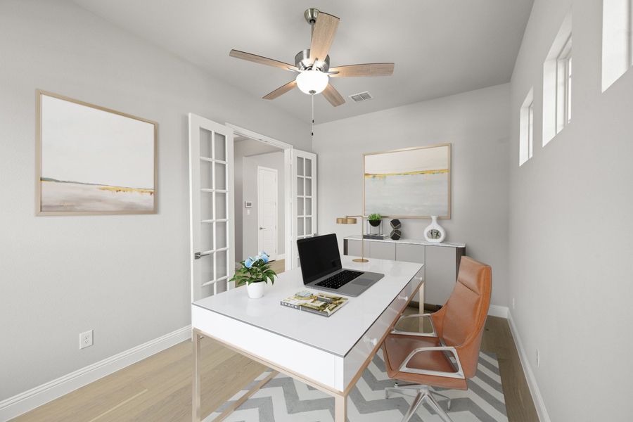 Furnished interior view inside a new home in Walton Ridge, Corinth (Image 6).