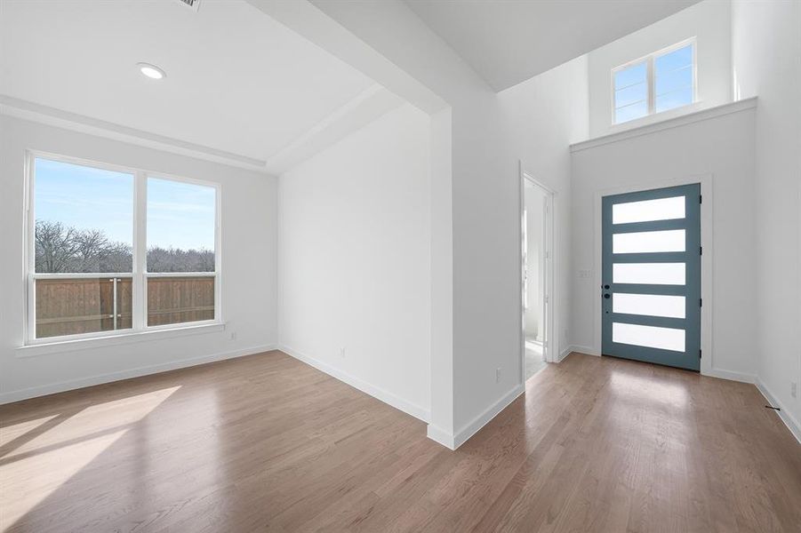 Spacious, unfurnished interior of a new home in Inspiration - Paradise Village, Lucas (Image 19). Spacious, unfurnished interior of a new home in Inspiration - Paradise Village, Lucas (Image 19).