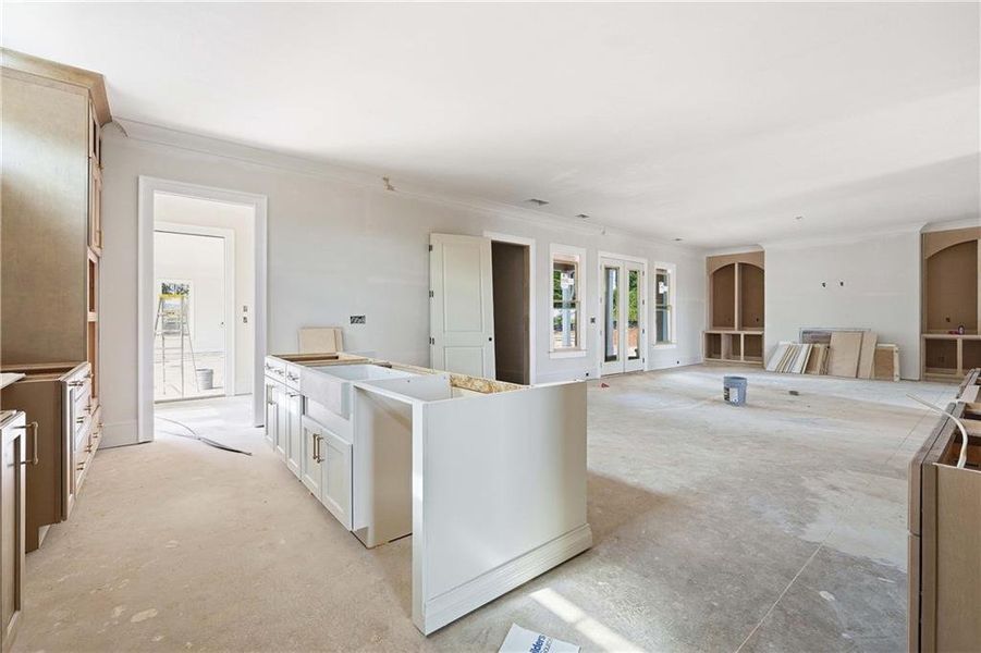 In-progress construction of a new home in , Marietta, GA (Image 32).