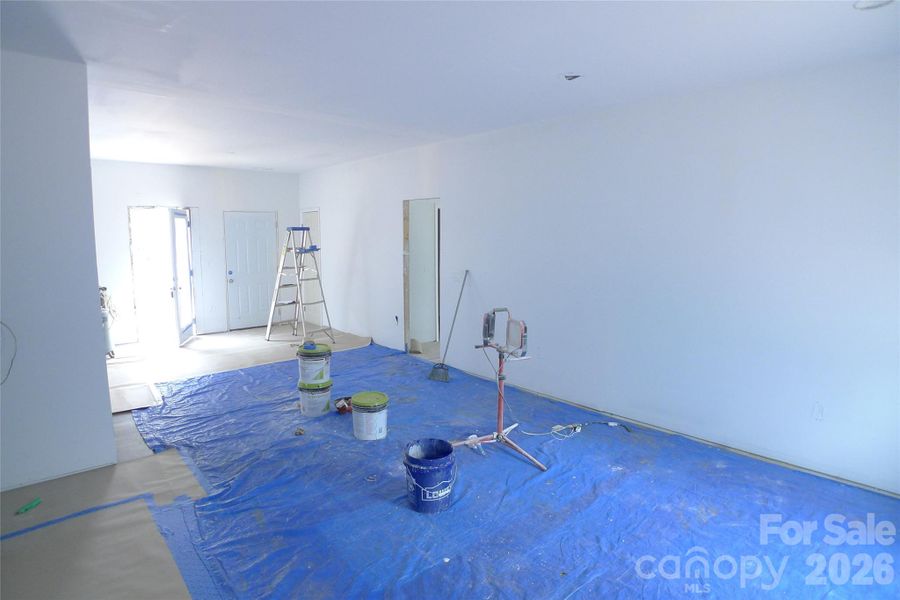 Living room and dining area Living room and dining area