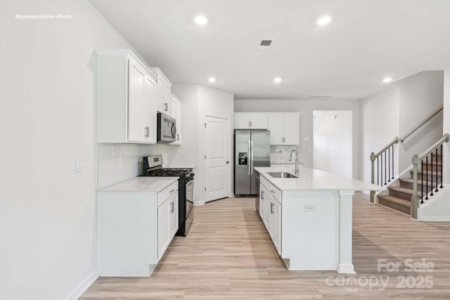 Furnished interior view inside a new home in The Falls at Newton, Newton (Image 9).