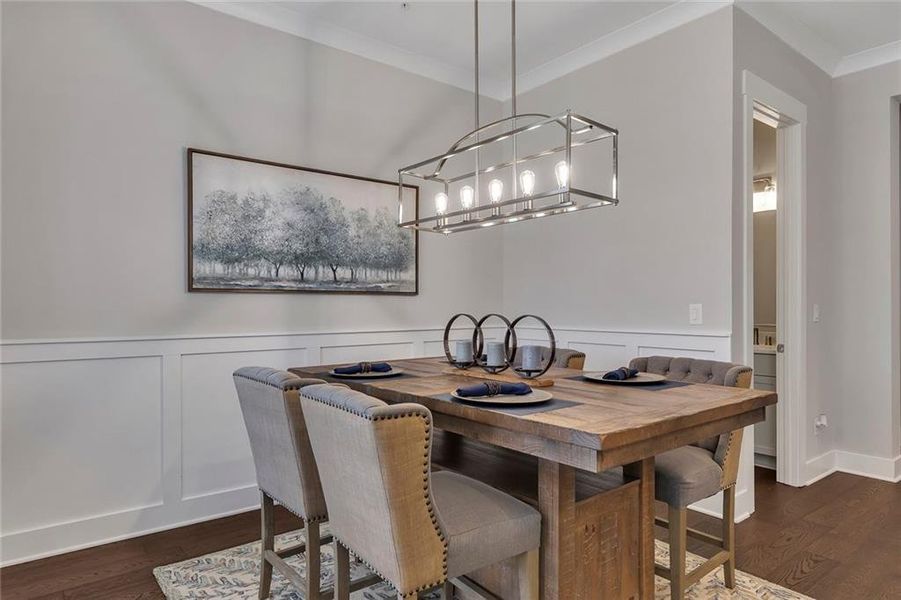 Furnished interior view inside a new home in , Woodstock (Image 33).