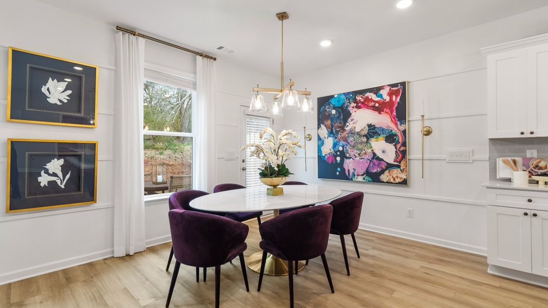 Representative furnished interior of a home built from the Austin - Alternate by DRB Homes in Diamante, Stockbridge (Image 13). Representative furnished interior of a home built from the Austin - Alternate by DRB Homes in Diamante, Stockbridge (Image 13).