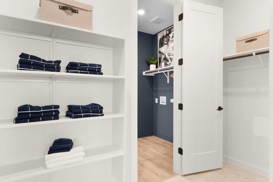 Furnished interior view inside a new home in Lariat, Liberty Hill (Image 13).