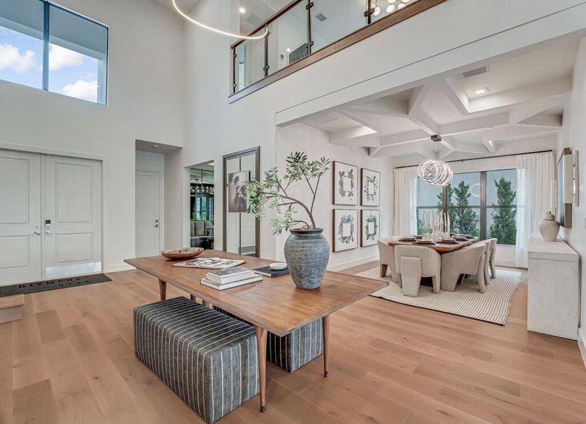 Furnished interior view inside a new home in Apex at Avenir, Palm Beach Gardens (Image 15).