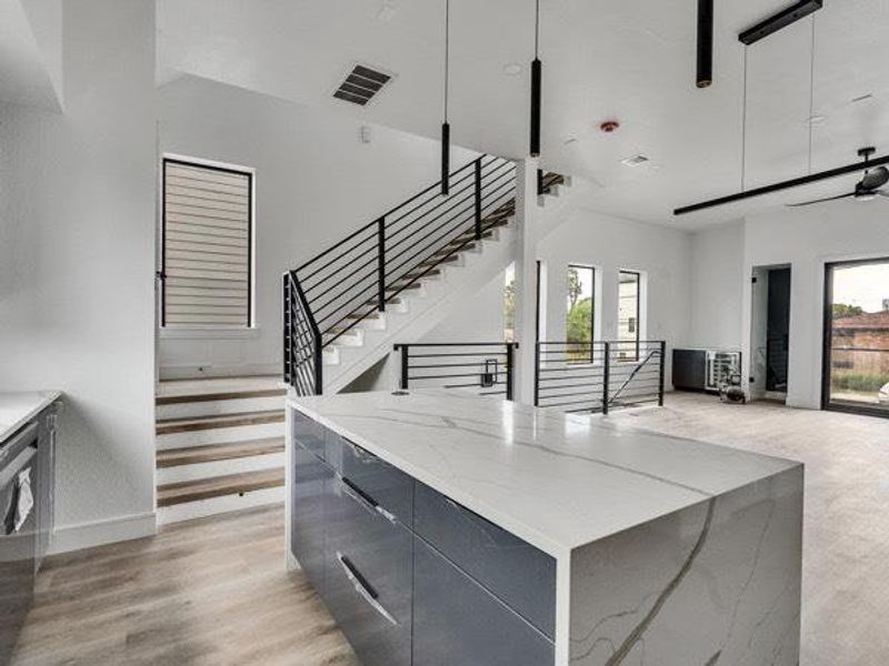 Furnished interior view inside a new home in , Houston (Image 11).