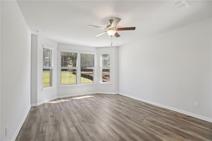 Spacious, unfurnished interior of a new home in Grandview at Millers Mill, Stockbridge (Image 19). Spacious, unfurnished interior of a new home in Grandview at Millers Mill, Stockbridge (Image 19).