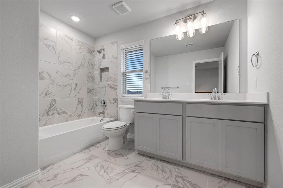 Furnished interior view inside a new home in Lilyana, Celina (Image 10).