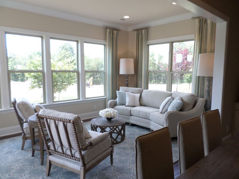 Representative furnished interior of a home built from the Barrington by John Wieland in McCoy Farm, Wesley Chapel (Image 5). Representative furnished interior of a home built from the Barrington by John Wieland in McCoy Farm, Wesley Chapel (Image 5).