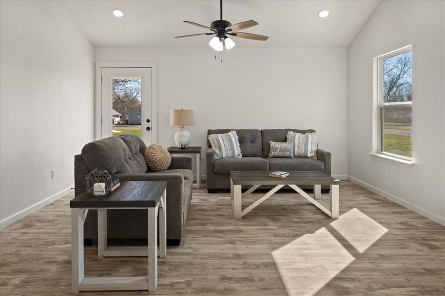 Furnished interior view inside a new home in , Lone Oak (Image 7).
