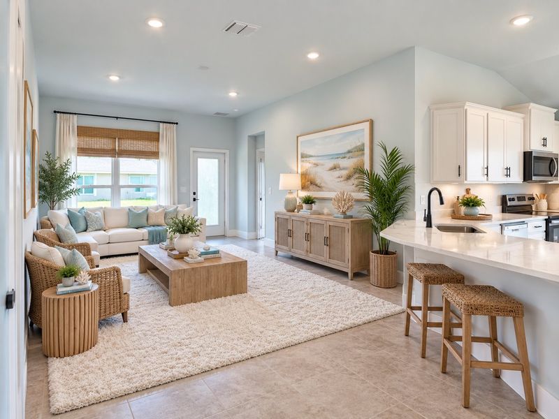 Furnished interior view inside a new home in St. John's Preserve, Palm Bay (Image 4).