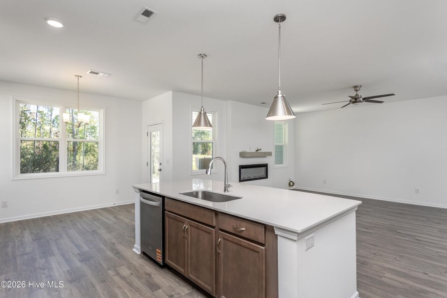 Furnished interior view inside a new home in Terrapin, Leland (Image 8).