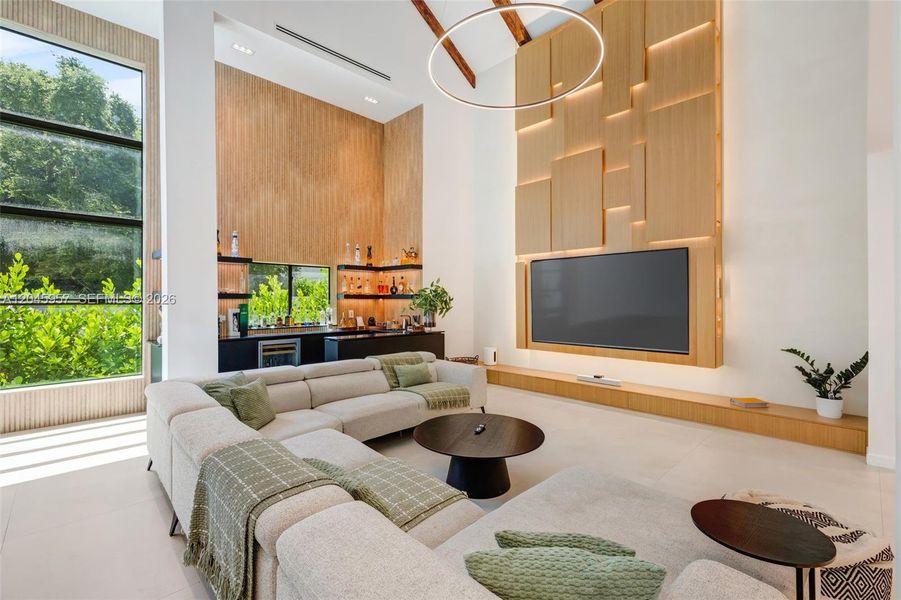 Furnished interior view inside a new home in , Miami (Image 7).